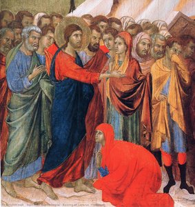 Raising Of Lazarus (fragment) — Duccio Di Buoninsegna, Proto Renaissance