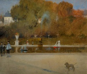 Gate Entrance To A Lake — Francis E Chardon