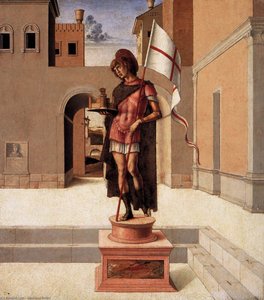 Retablo De Pesaro (predela) — Giovanni Bellini, Renacimiento Temprano