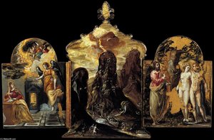 Il Trittico Di Modena (pannelli Posteriori) — El Greco