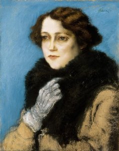 Lady with Black Boa (also known as Terka Linzer)