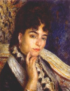 Portrait Of Mme. Alphonse Daudet — პიერ-ოგიუსტ რენუარი, Impressionistic Landscape