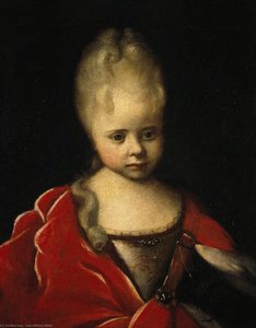 Portrait Of Grand Duchess Yelizaveta Petrovna As A Child
