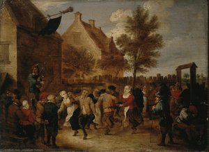 Rural Feast — Abraham Teniers, Baroque