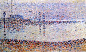 Study For 'the Channel At Gravelines, Evening' — Georges Pierre Seurat, Neo Impressionism