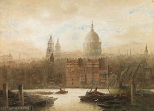 Old Paul's Wharf, from Bankside