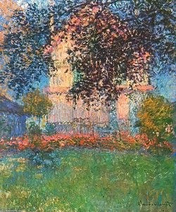The Artist's House In Argenteuil — კლოդ მონე, Impressionism