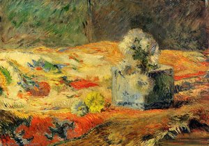 Flowers And Carpet — Евгејн Жорж Паул Гаугин, Post-impressionism