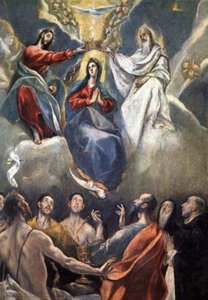 Coronation Of The Virgin — El Greko, Mannerism