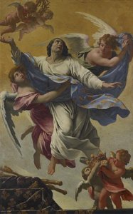 La Apoteosis De San Luis, También Conocido Como San Luis Elevado Al Cielo — Simón Vouet