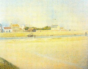 The Channel At Gravelines, Grand Fort-philippe — Georges Pierre Seurat, Pointillist Impressionism