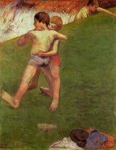 Breton Boy In A Landscape — Paul Gauguin, Post-impressionism