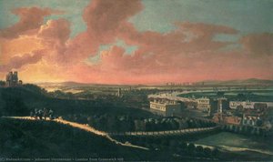 London From Greenwich Hill — Johannes Vorsterman