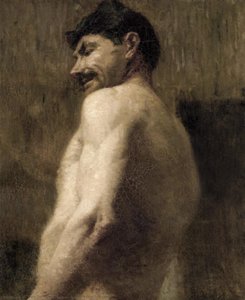 Bust Of A Nude Man — Comte Henri Marie Raymond De Toulouse-lautrec-monfa, Post-impressionism