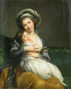 Self-portrait In A Turban With Julie — Louise Élisabeth Vigée Le Brun, Neo-classicism