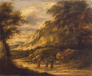 Landscape (christ On The Road To Emmaus) — Roelandt Roghman, Baroque