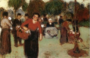 Public Garden — Pablo Picasso, Cubist Expression