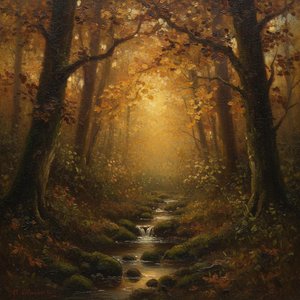 Ethereal Passage: The Golden Solitude — Lucie Rolland, Tonalism