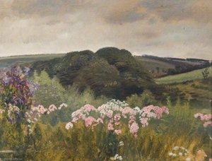 Jardín En Withypool, Exmoor — Sir Alfred James Munnings