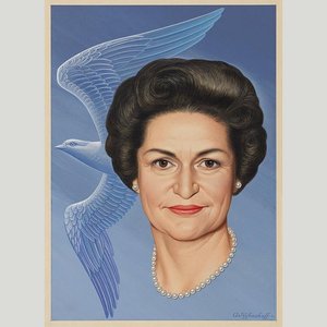 Lady Bird Johnson — Boris Artzybasheff