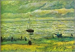 Seashore At Scheveningen — Vincent Willem Van Gogh, Dutch Impressionism