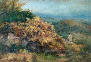 At The Foot Of Croham Hurst, Croydon, Surrey — William Henry Hope, Impressionism
