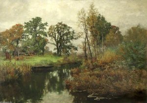 From Green To Gold — Henry John Yeend King, Impressionism