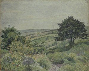 Le Jardin De Pêcheries — Lucien Pissarro