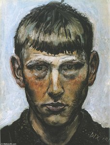 Self-portrait — Otto Dix