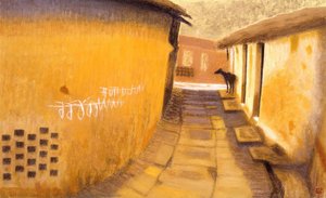 Village(khajuraho) — أكينو فوكو, Contemporary Realism