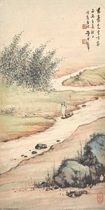 Sailing Along The Stream — Huang Junbi