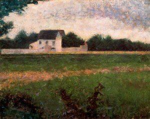 Landscape Of The Ile-de-france — Žorž Seurat, Impressionism Impressionism