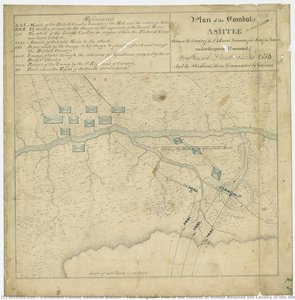 Title (original): Plan Of The Combat At Ashtee Between The Cavalry Of The 4th & Reserve Divisions Of The Army Of The Deckan Under The Command Of Brig. General Lionel Smith, C.b. And The Pasha’s Horse Commanded By Geklahl. — Lieutenant Colonel Valentine Blacker, Romanticism