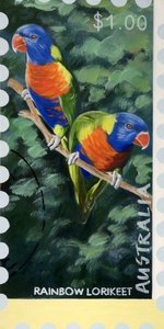 'dreams Of Australia' Series, Rainbow Lorikeet — Antonia Phillips