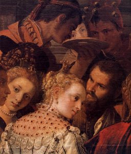 Marriage At Cana (detail) — Paolo Veroneesi, Mannerism