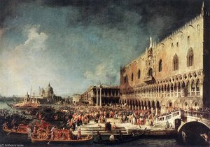 Arrival Of The French Ambassador In Venice — Каналетто