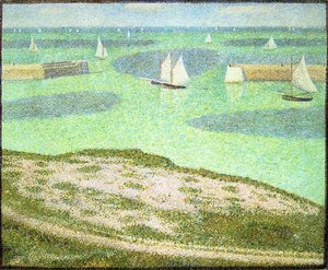 Port-en-bessin Entrance To The Harbor — 苏拉, Impressionistic Precision
