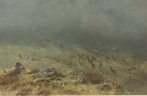 Going Away In The Mist — George Edward Lodge