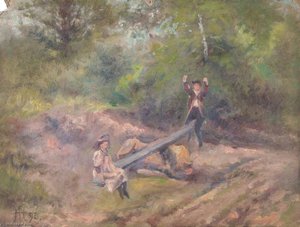 Addington, Croydon, Surrey, On Top (possibly A Gravel Pit) — William Henry Hope