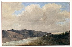Ciel A La Villa Borghese Le Vallon — Pierre-henri De Valenciennes, Romantic Landscape