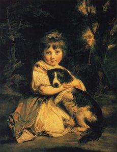 Miss Bowles — Sir Joshua Reynolds, Rococo