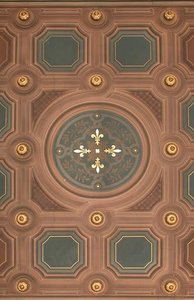 Plafond à caissons