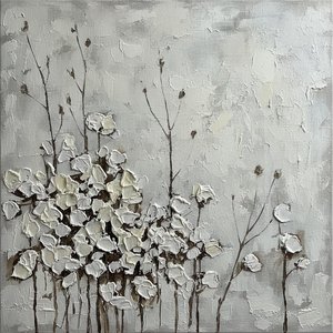 Ombre Effimere Nel Bianco Scolpito: Uno Studio Monocromatico Della Permanenza Organica — David Moreau, Astrazione Contemporanea