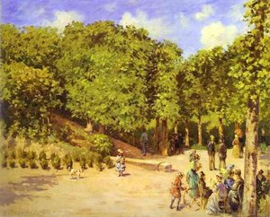 Tuin Aan Pontoise — Camille Pissarro