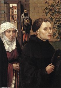 Mérode Altarpiece (detail) — Robert Campin (mesteren Af Flémalle), Early Netherlandish Painting