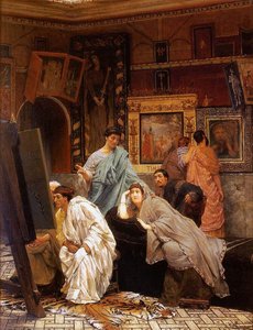 A Collection Of Pictures At The Time Of Augustus — 로렌스 알마 타데마, Academic Realism