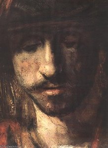 David And Uriah (detail) — Rembrandt Van Rijn, Baroque
