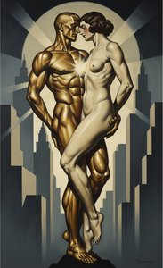 Celestial Union In Gilded Shadows