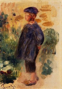 Portrait Of A Kid In A Beret — Πιέρ-ωγκύστ Ρενουάρ, Impressionism