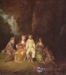 Pierrot Content — Žan Antuan Vato, Rococo
